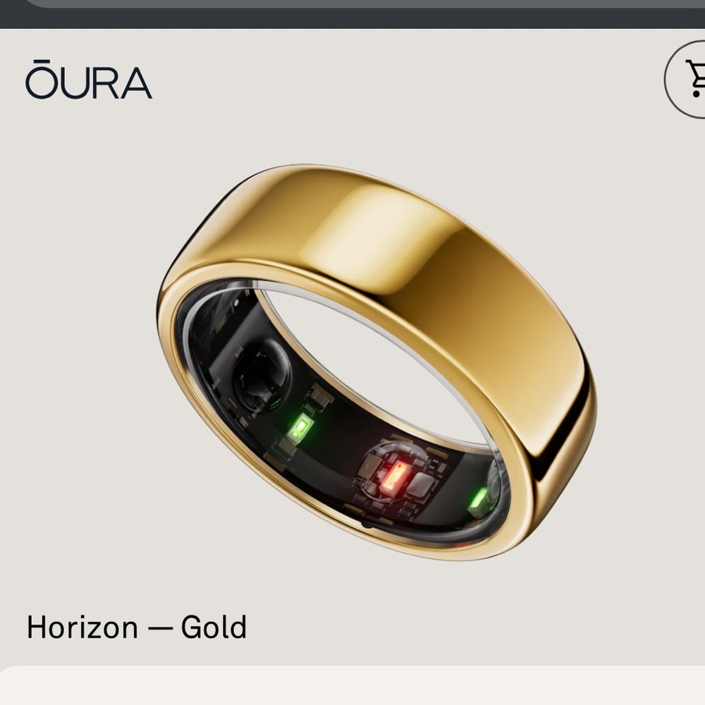Oura Ring - Size 9 Gold - Gen 3 / Horizon